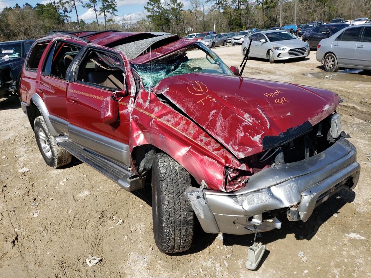 TOYOTA 4RUNNER LI 2001 with VIN JT3GN87RX10191130 - Photo from auction