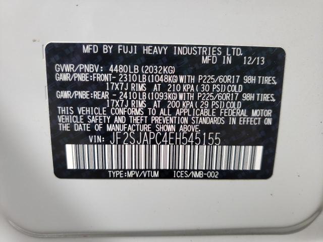 Photo 10 from auction – 2014 SUBARU FORESTER 2 with VIN JF2SJAPC4EH545155
