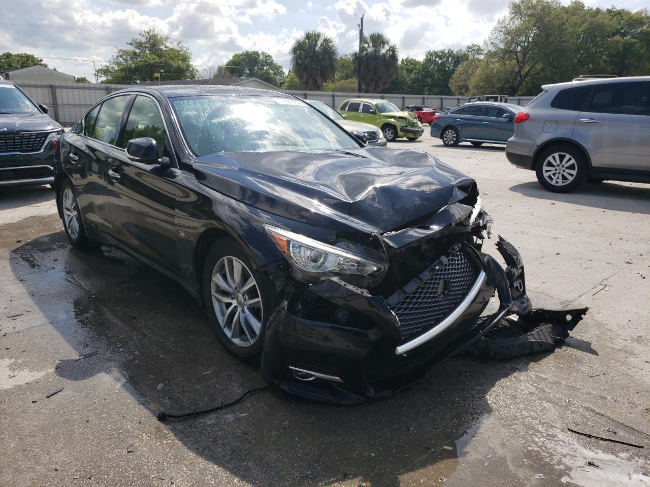 INFINITI Q50 PREMIU 2017 with VIN JN1EV7AR0HM831082 - Photo from auction