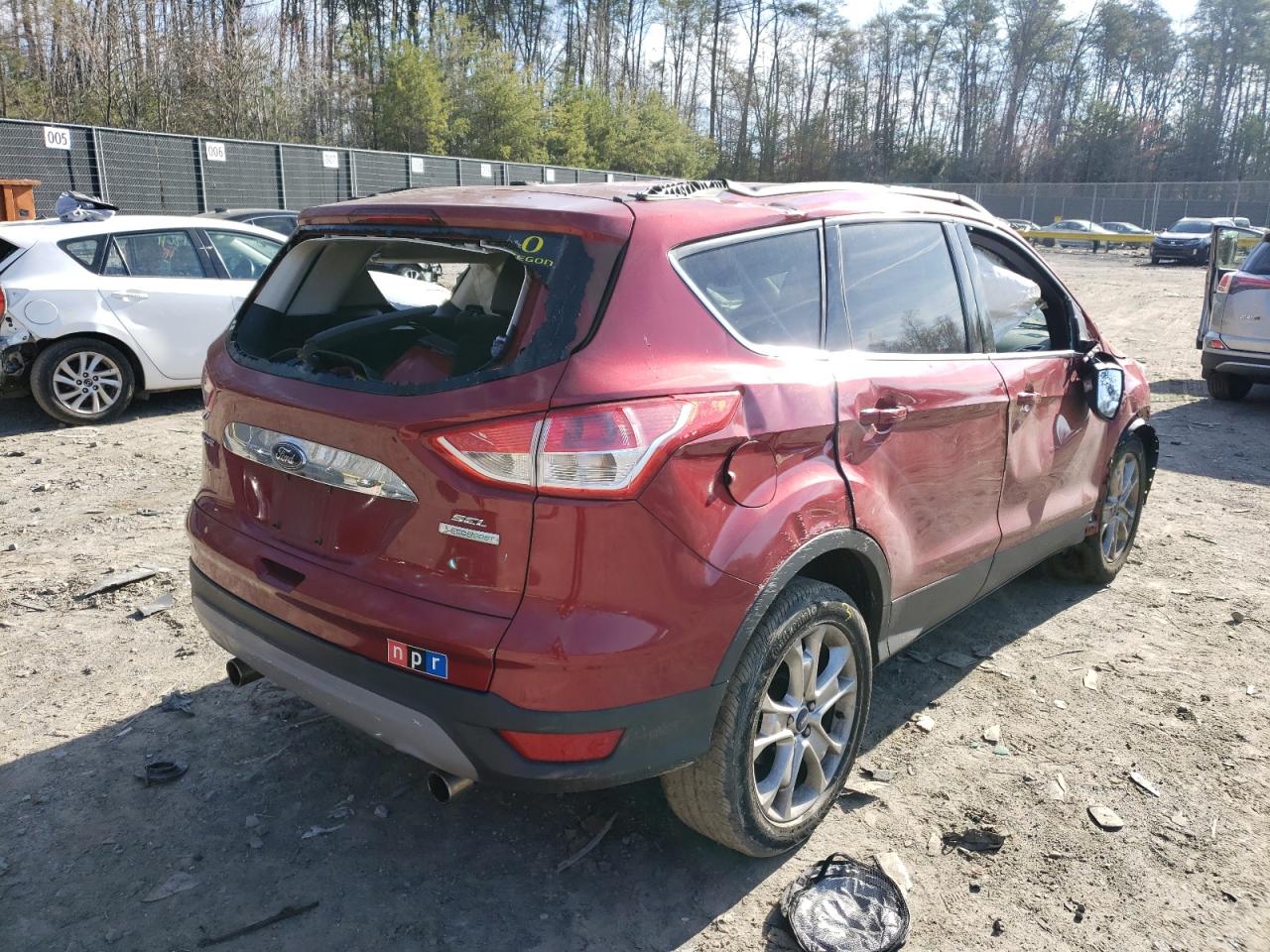 Photo 4 from auction – 2013 FORD ESCAPE SEL with VIN 1FMCU0HXXDUA88195