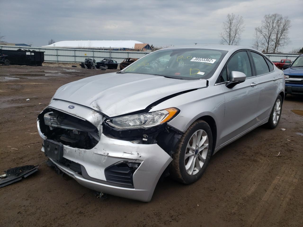 Photo 2 from auction – 2019 FORD FUSION SE with VIN 3FA6P0HD7KR248526