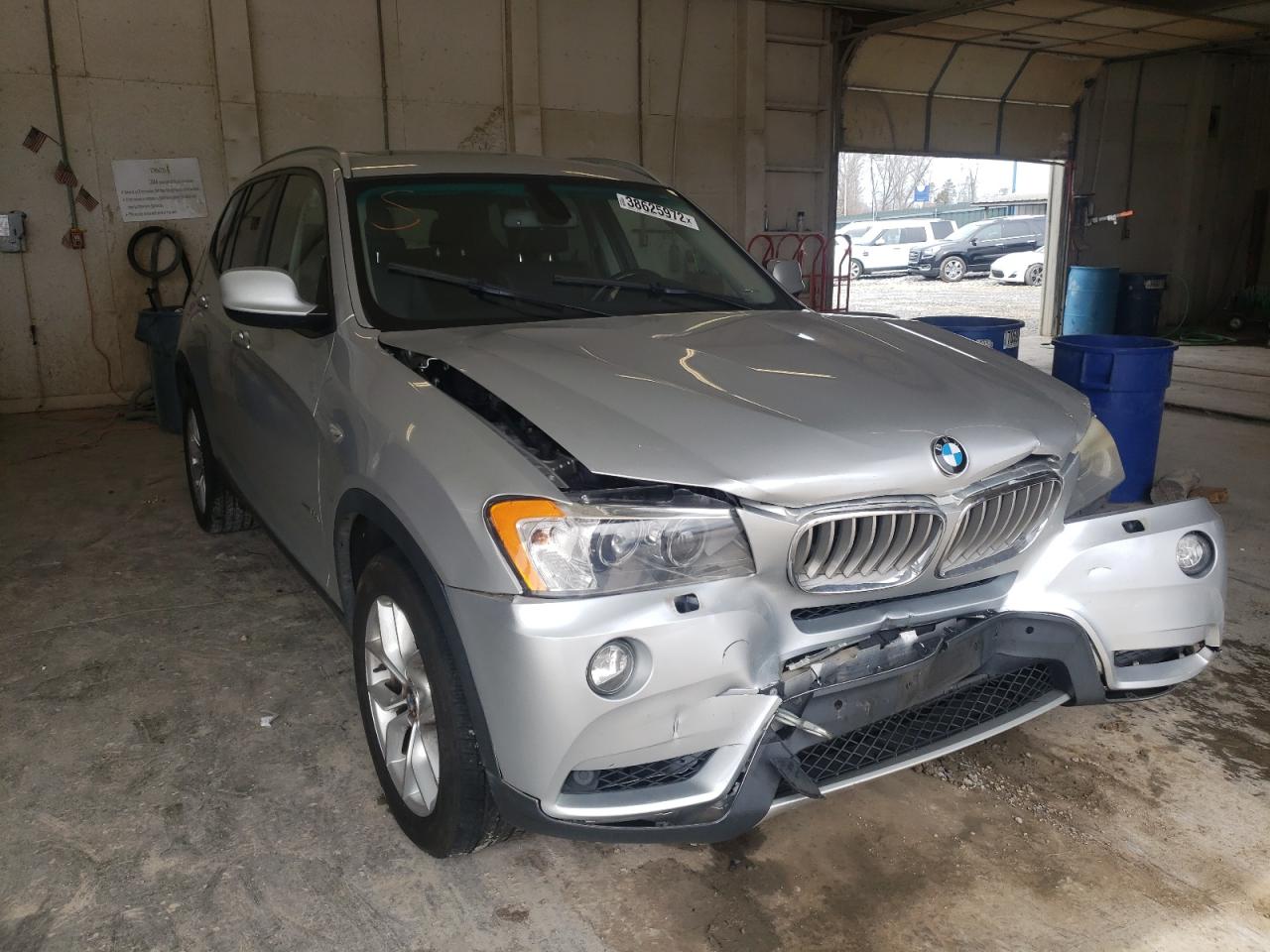 BMW X3 XDRIVE3 2011 with VIN 5UXWX7C55BL733330 - Photo from auction
