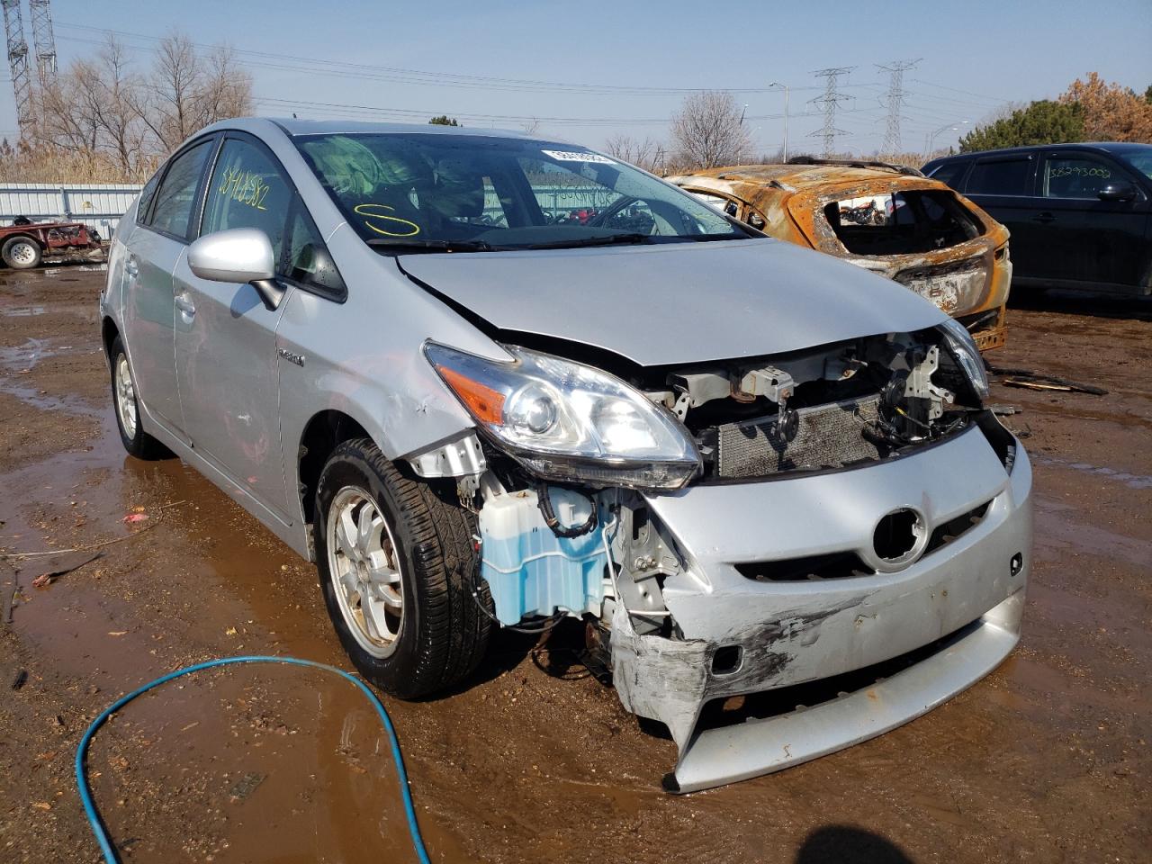 TOYOTA PRIUS 2011 with VIN JTDKN3DU7B1379651 - Photo from auction
