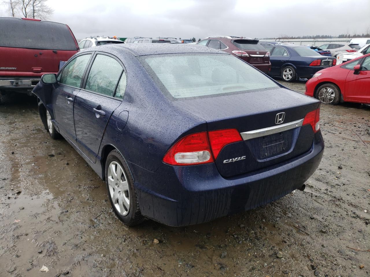 Photo 3 from auction – 2009 HONDA CIVIC LX with VIN 19XFA16599E003547