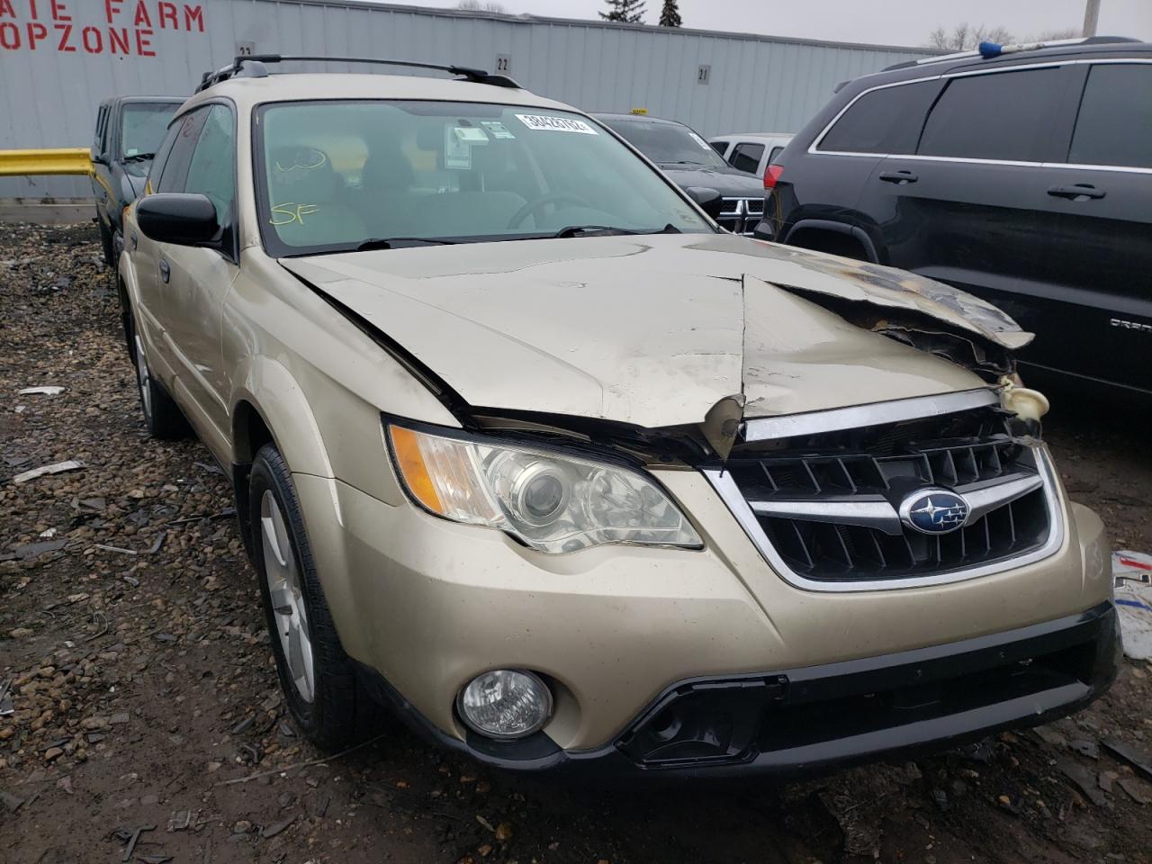 SUBARU OUTBACK 2. 2008 with VIN 4S4BP61CX87357071 - Photo from auction