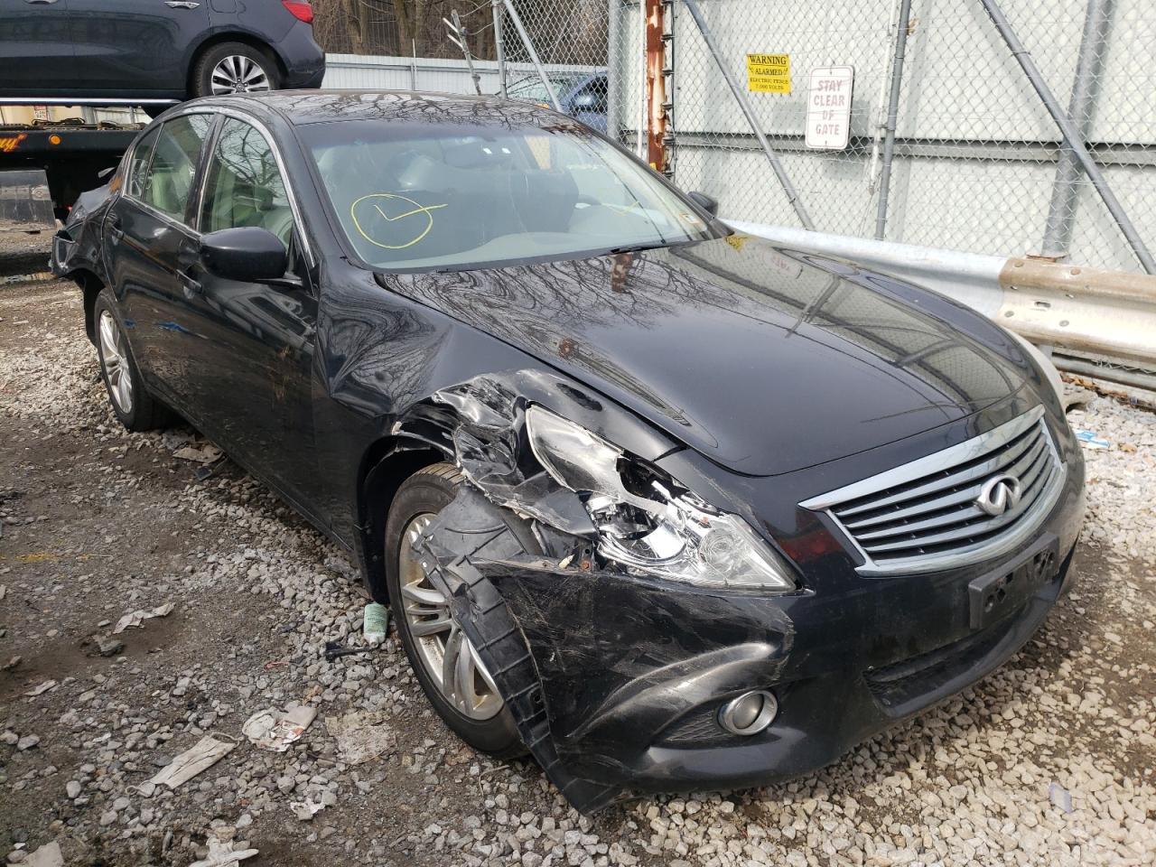 INFINITI G37 2011 with VIN JN1CV6AR0BM408950 - Photo from auction