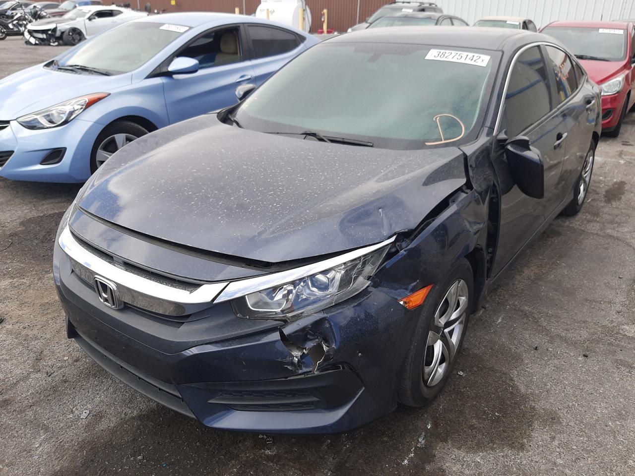 Photo 2 from auction – 2017 HONDA CIVIC LX with VIN 19XFC2F51HE202039