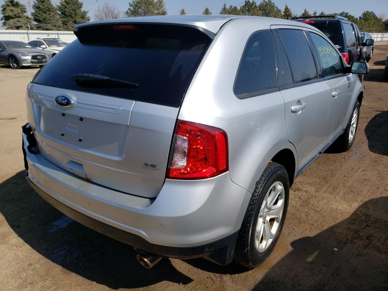 Photo 4 from auction – 2014 FORD EDGE SEL with VIN 2FMDK3JC6EBB35989