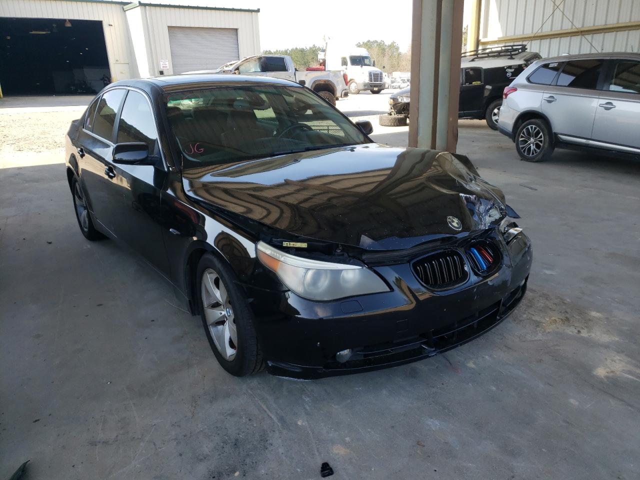 BMW 530 I 2007 with VIN WBANE73567CM58817 - Photo from auction
