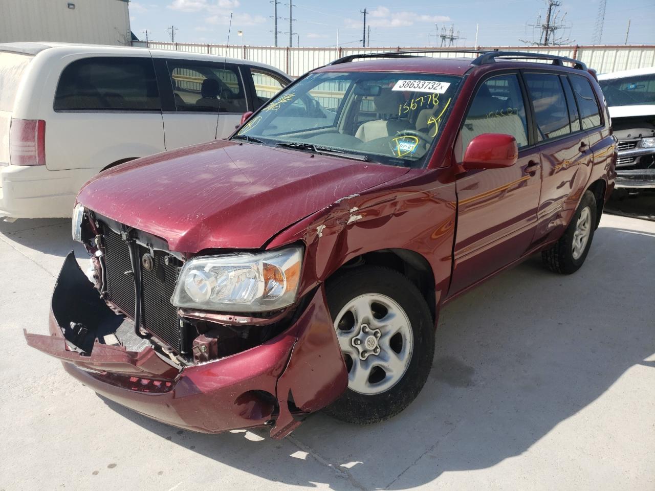 Photo 2 from auction – 2007 TOYOTA HIGHLANDER with VIN JTEGD21A470156778