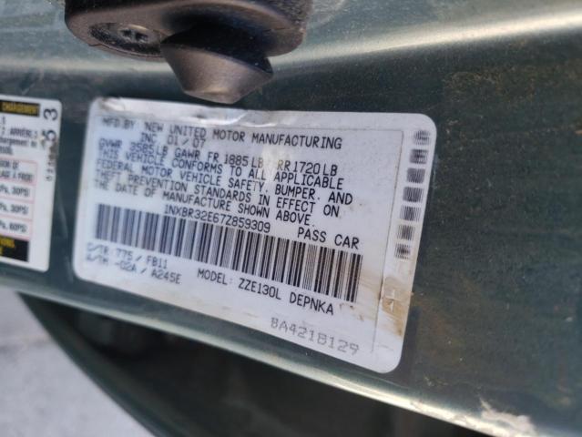 Photo 10 from auction – 2007 TOYOTA COROLLA CE with VIN 1NXBR32E67Z859309