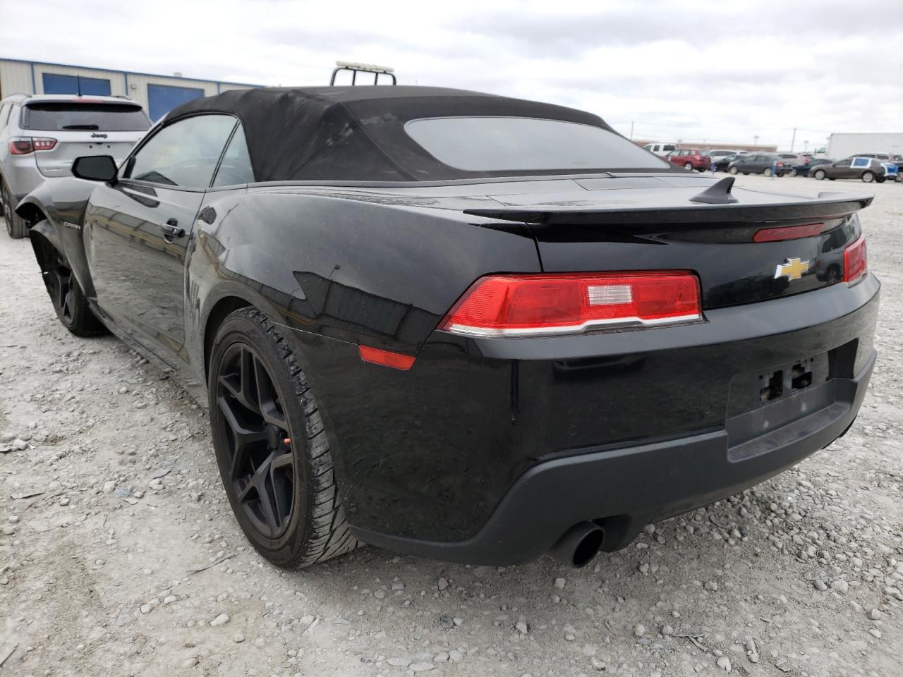 Photo 3 from auction – 2015 CHEVROLET CAMARO LT with VIN 2G1FD3D35F9296838