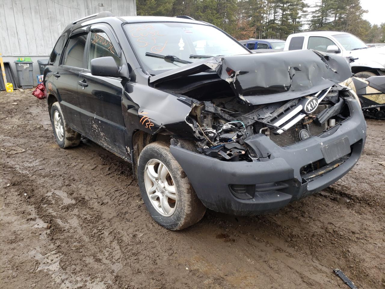 KIA SPORTAGE E 2008 with VIN KNDJE723687501631 - Photo from auction