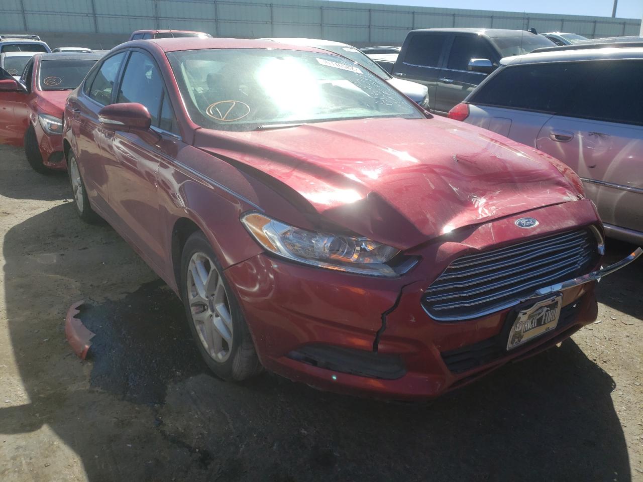 FORD FUSION SE 2015 with VIN 3FA6P0H70FR144072 - Photo from auction