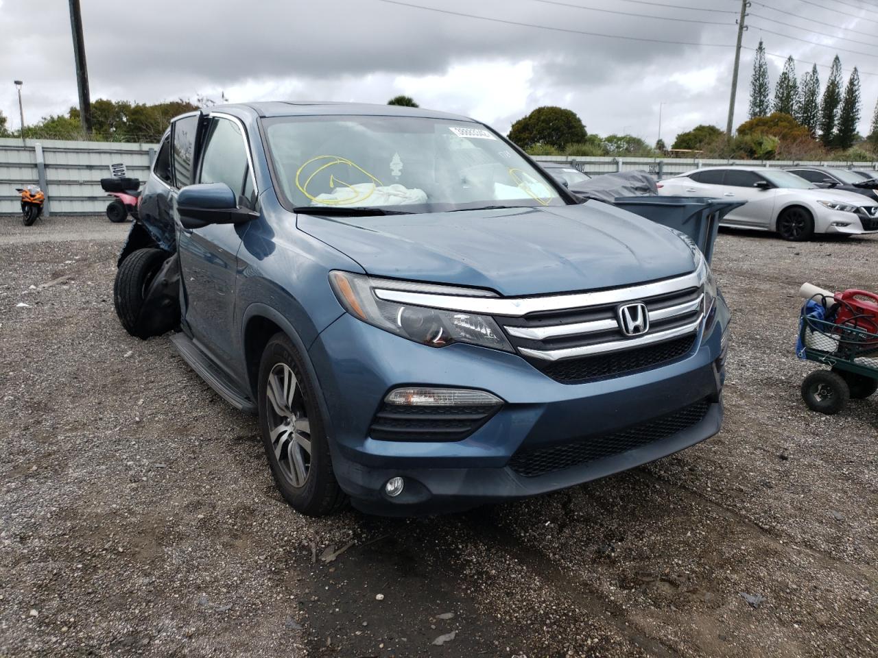 Photo 1 from auction – 2017 HONDA PILOT EXL with VIN 5FNYF6H5XHB001769