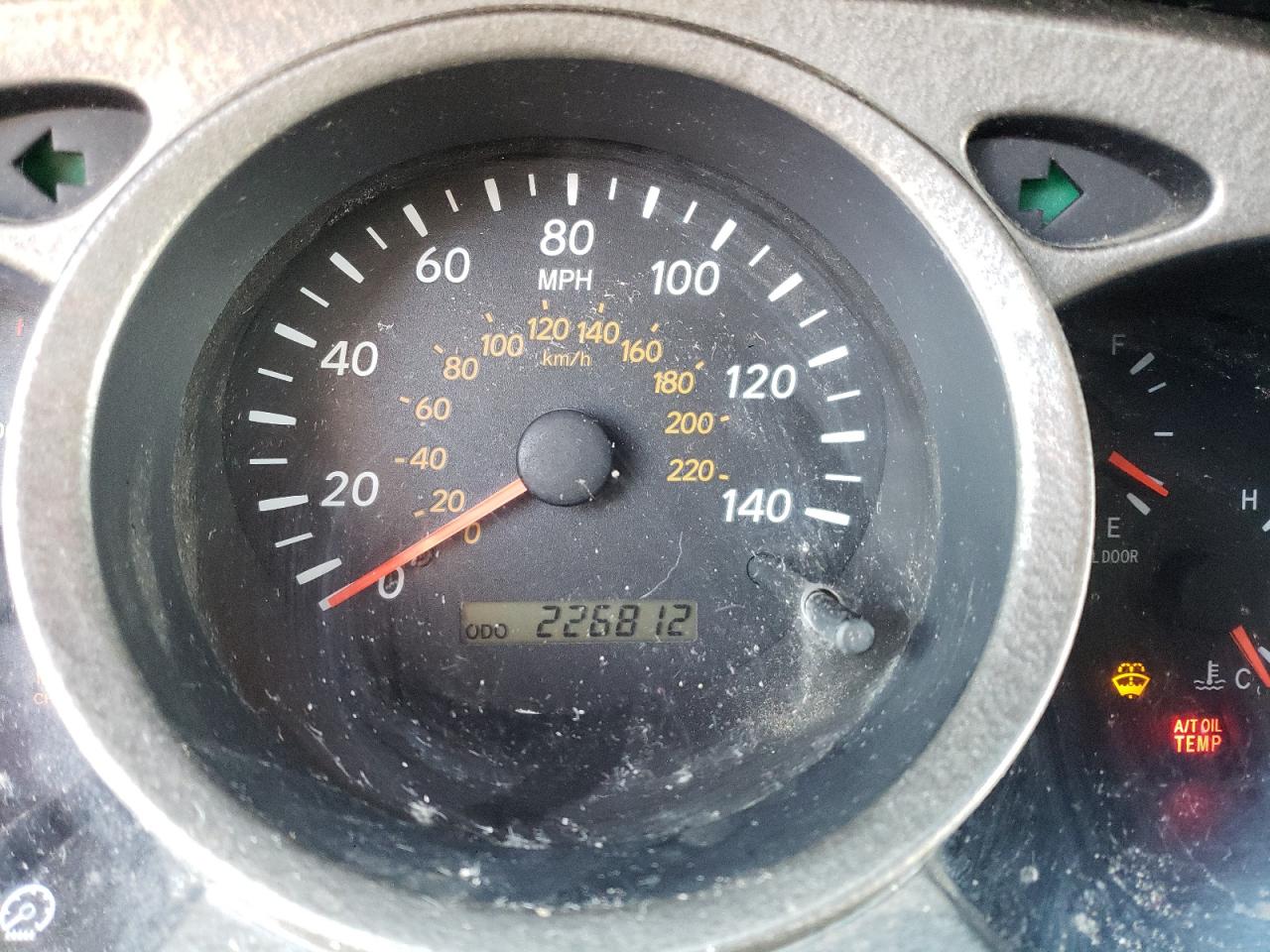 Photo 8 from auction – 2001 TOYOTA HIGHLANDER with VIN JTEHF21A310017862