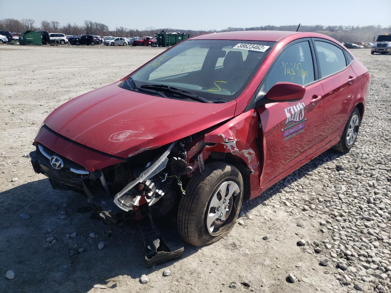 Photo 2 from auction – 2015 HYUNDAI ACCENT GLS with VIN KMHCT4AE5FU899876