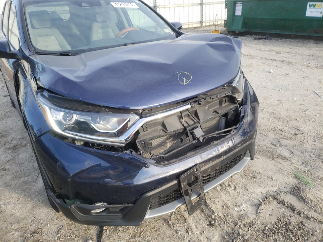 Photo 9 from auction – 2017 HONDA CR-V EX with VIN 7FARW1H5XHE045220