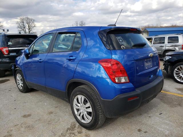 Photo 3 from auction – 2016 CHEVROLET TRAX LS with VIN KL7CJKSB9GB543217