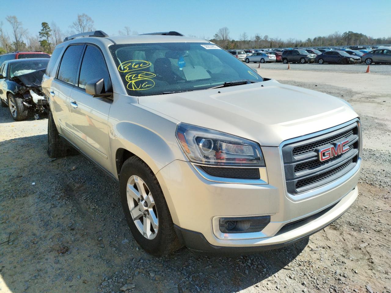 GMC ACADIA SLE 2014 with VIN 1GKKRPKDXEJ163753 - Photo from auction