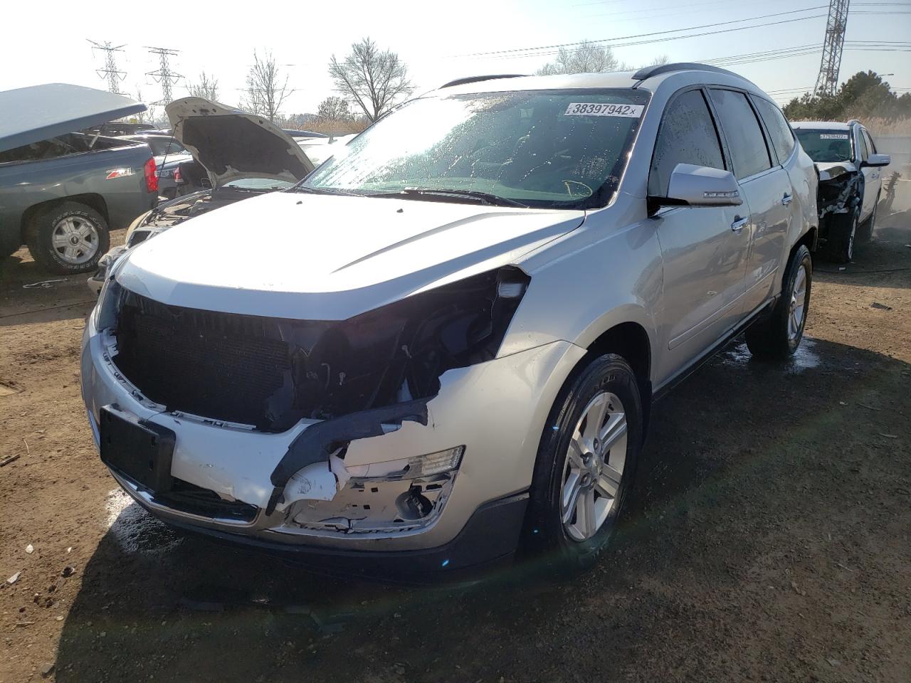 Photo 2 from auction – 2014 CHEVROLET TRAVERSE L with VIN 1GNKRHKD2EJ138337