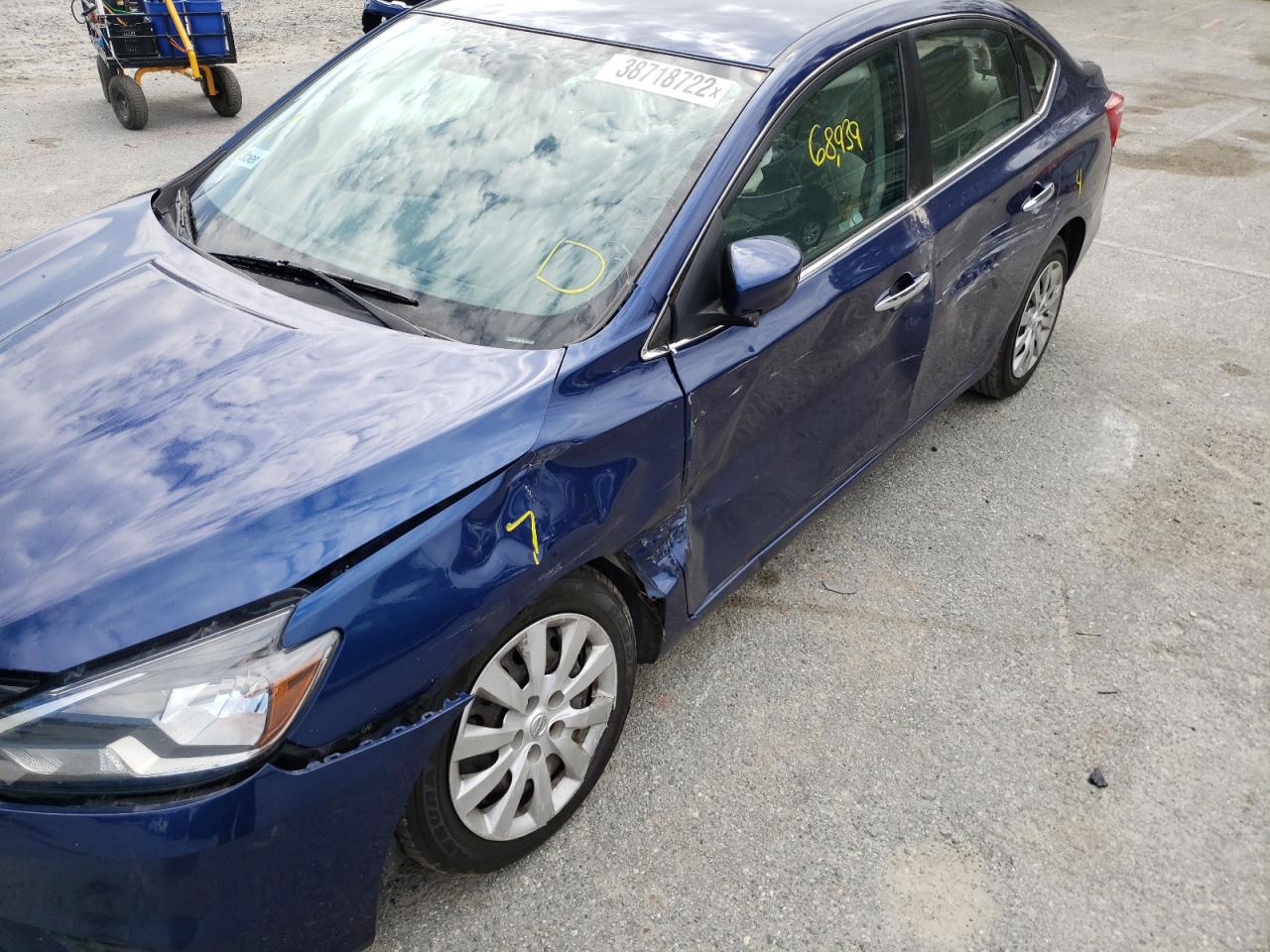 Photo 9 from auction – 2017 NISSAN SENTRA S with VIN 3N1AB7AP1HY343195
