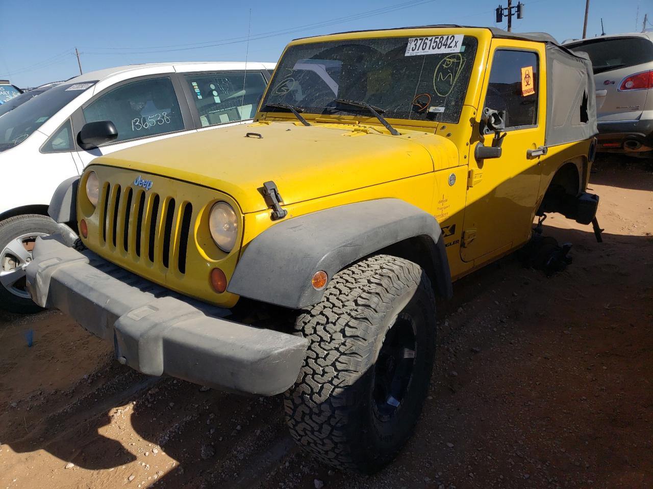 Photo 2 from auction – 2007 JEEP WRANGLER X with VIN 1J4FA24177L229395