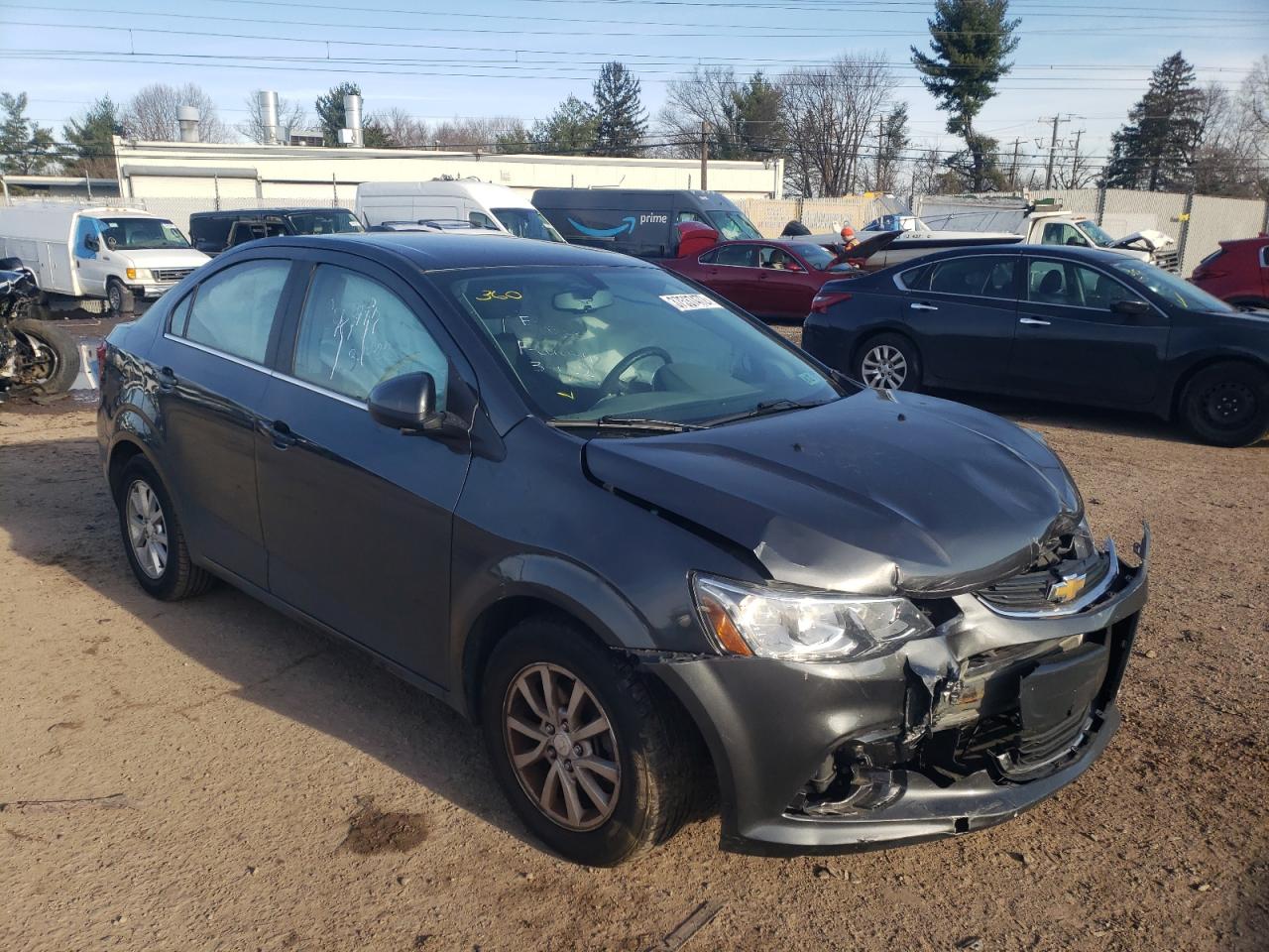 CHEVROLET SONIC LT 2017 with VIN 1G1JD5SG6H4126523 - Photo from auction