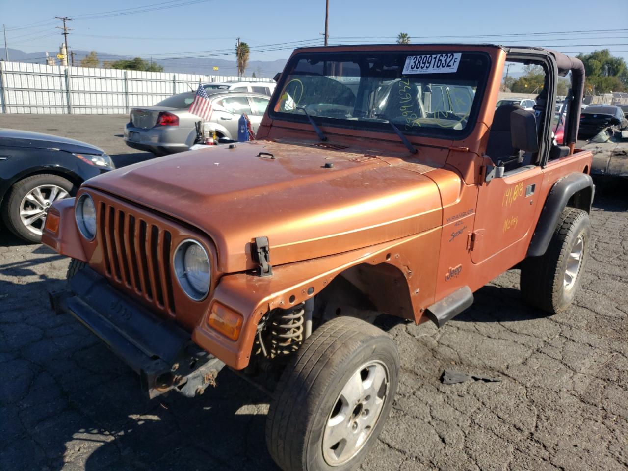 Photo 2 from auction – 2001 JEEP WRANGLER / with VIN 1J4FA49S91P369560