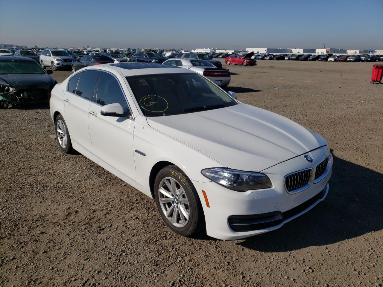 BMW 528 I 2014 with VIN WBA5A5C56ED504038 - Photo from auction