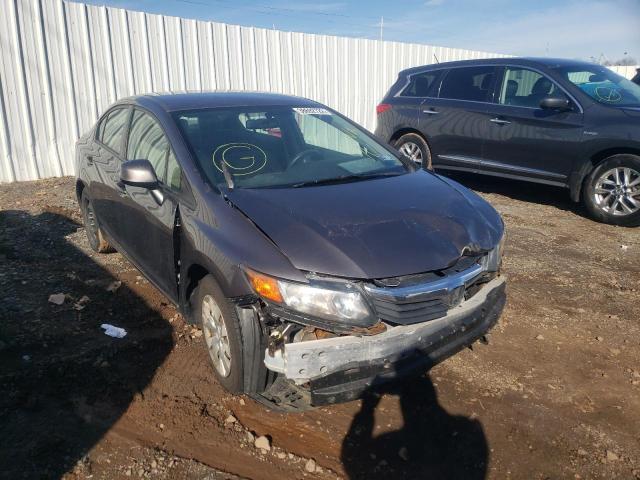 HONDA CIVIC LX 2012 with VIN 19XFB2F50CE387342 - Photo from auction