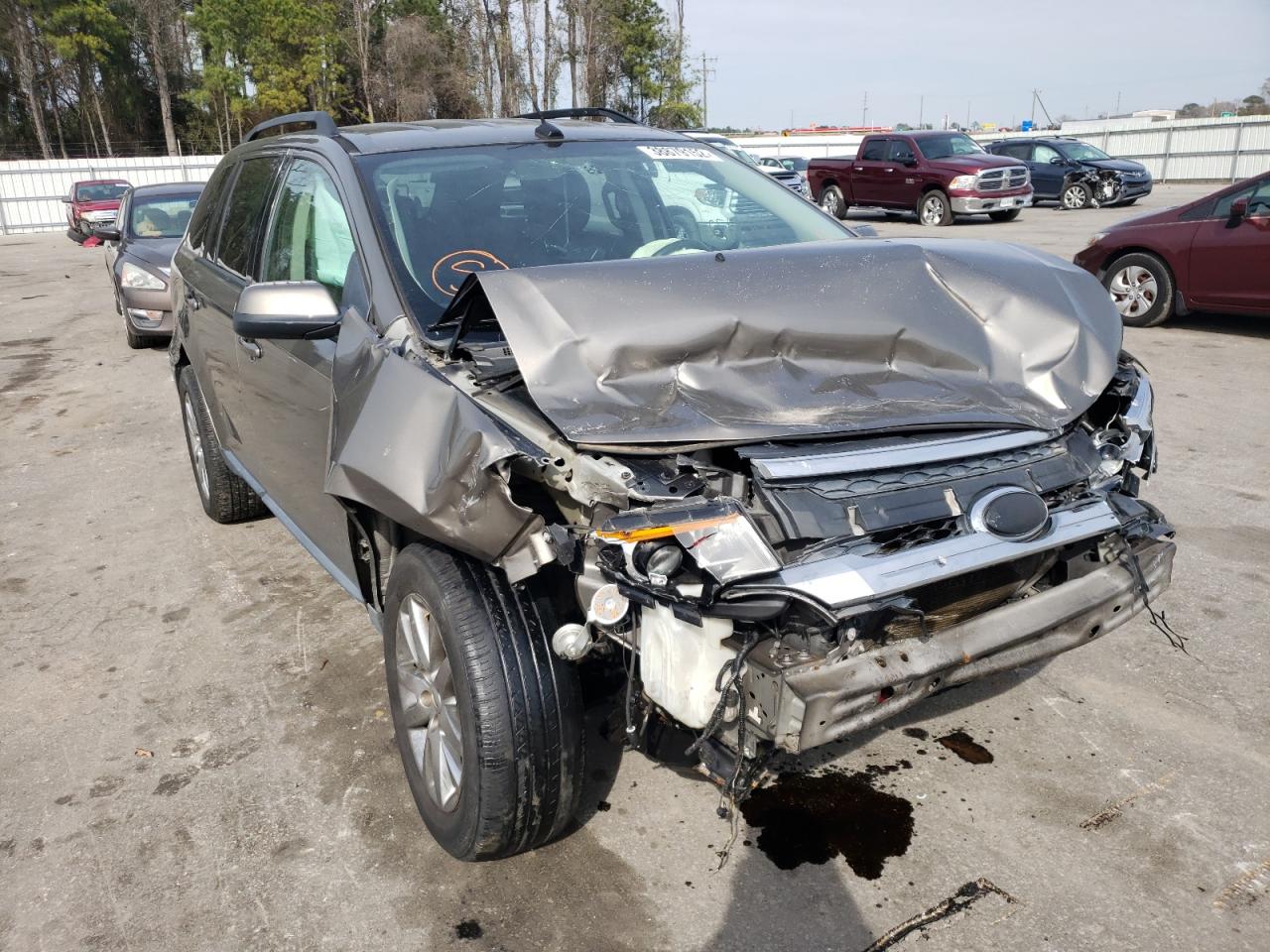 FORD EDGE SEL 2013 with VIN 2FMDK3JC0DBB58067 - Photo from auction