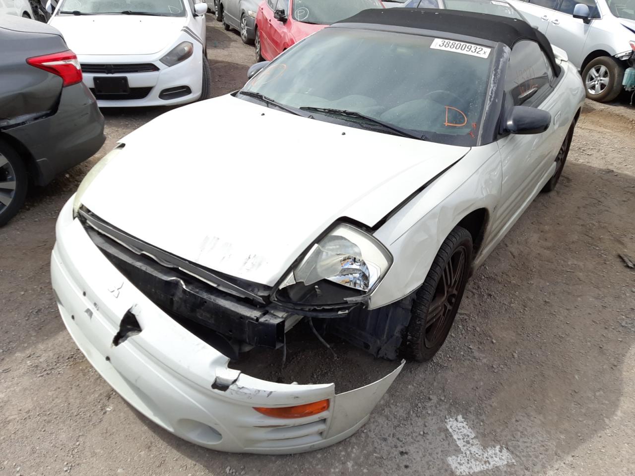 Photo 2 from auction – 2003 MITSUBISHI ECLIPSE SP with VIN 4A3AE55H73E140813