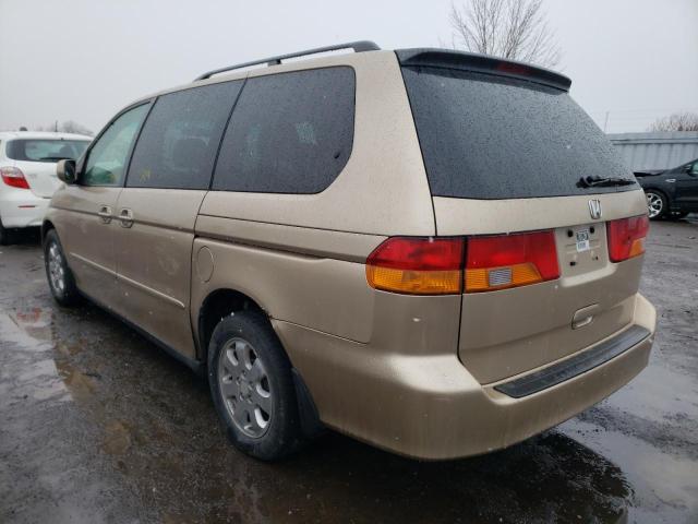 Photo 3 from auction – 2002 HONDA ODYSSEY EX with VIN 2HKRL18902H000819