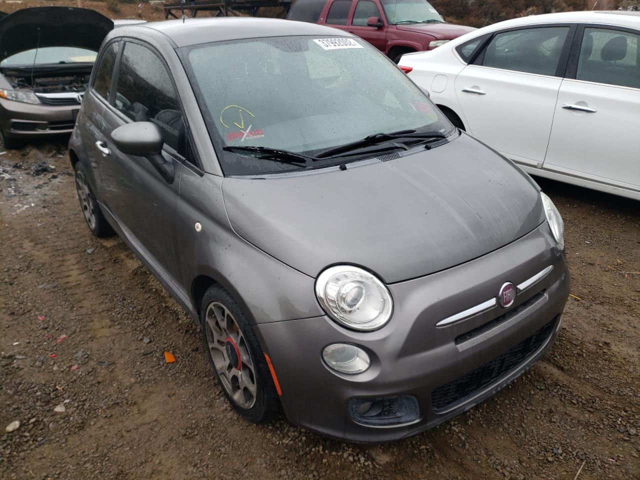 FIAT 500 SPORT 2012 с VIN 3C3CFFBR7CT348013 - Фото с аукциона