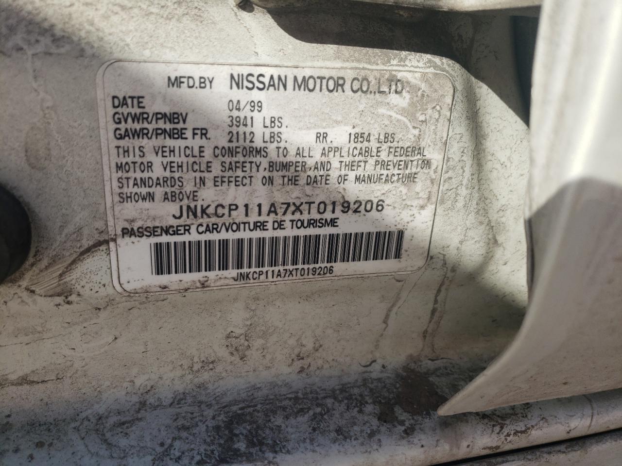 Photo 10 from auction – 1999 INFINITI G20 with VIN JNKCP11A7XT019206