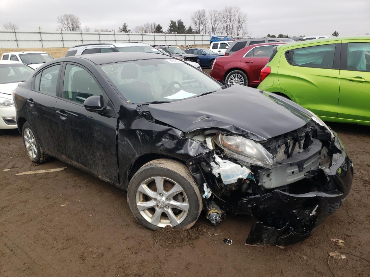 Photo 1 from auction – 2010 MAZDA 3 I with VIN JM1BL1SF3A1104274