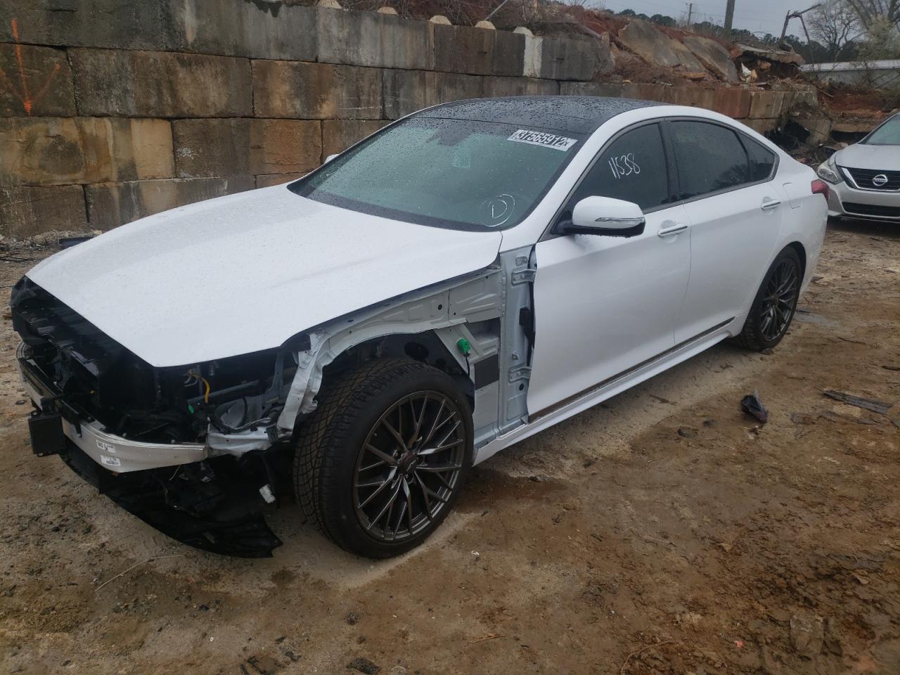 Photo 2 from auction – 2019 GENESIS G80 BASE with VIN KMHGN4JE0KU292824