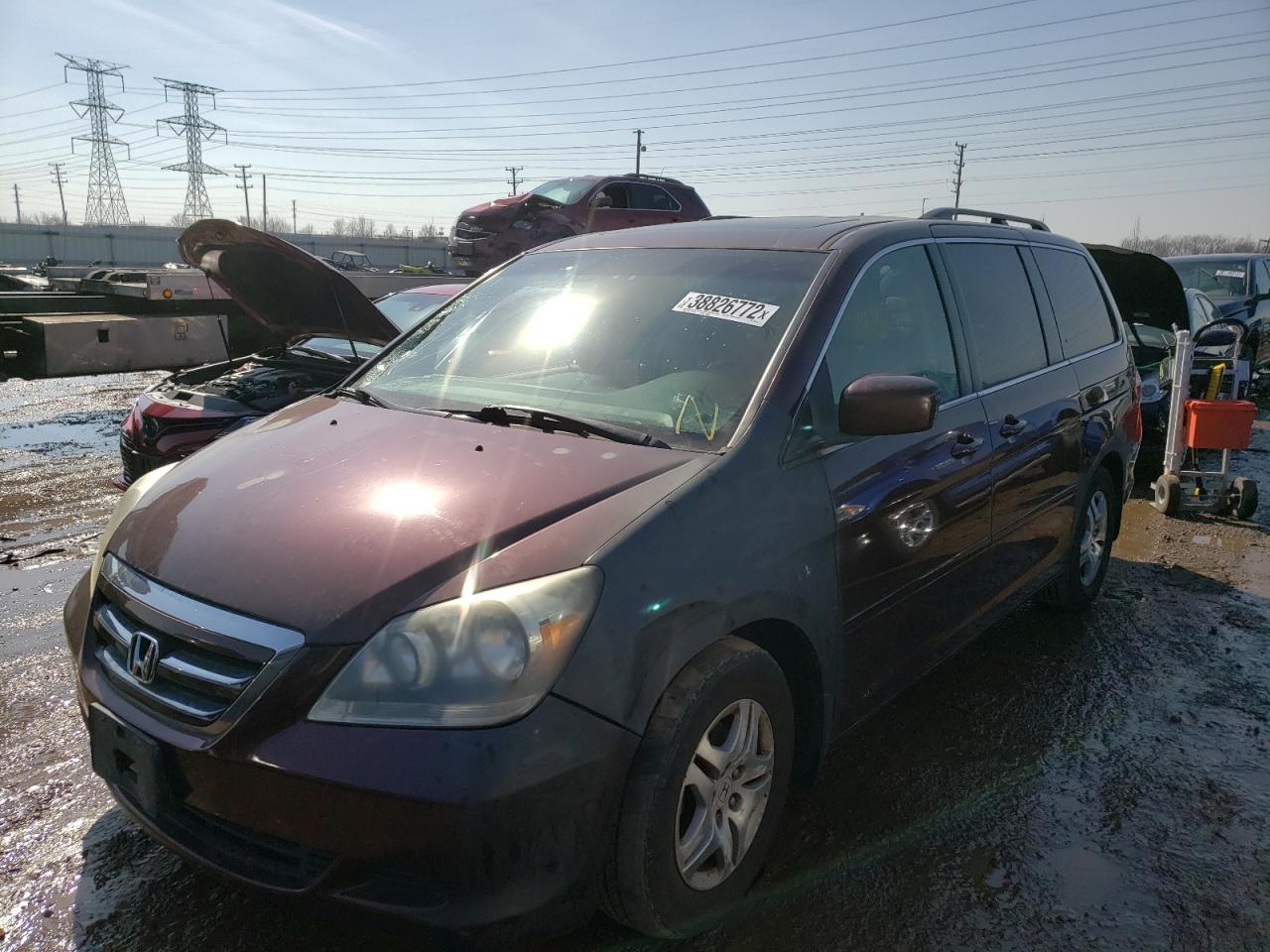 Photo 2 from auction – 2007 HONDA ODYSSEY with VIN 5FNRL38647B442722
