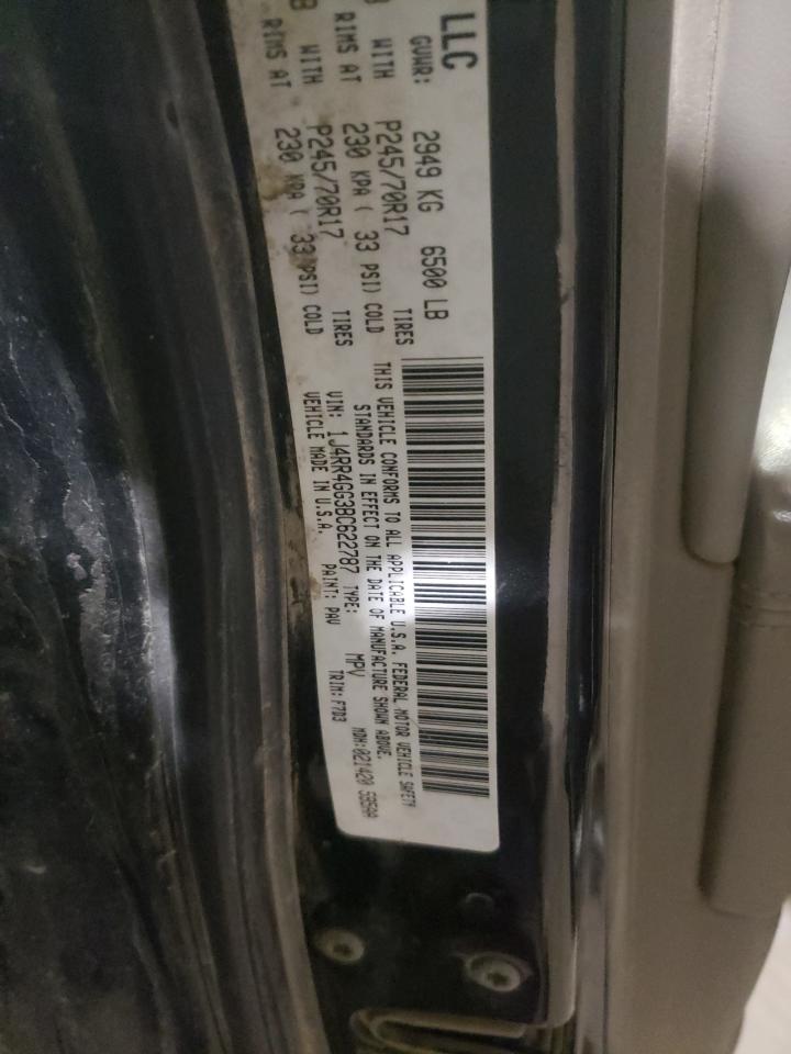 Photo 10 from auction – 2011 JEEP GRAND CHER with VIN 1J4RR4GG3BC622787