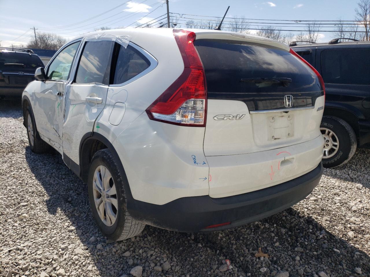 Photo 3 from auction – 2013 HONDA CR-V EX with VIN 5J6RM4H53DL036508