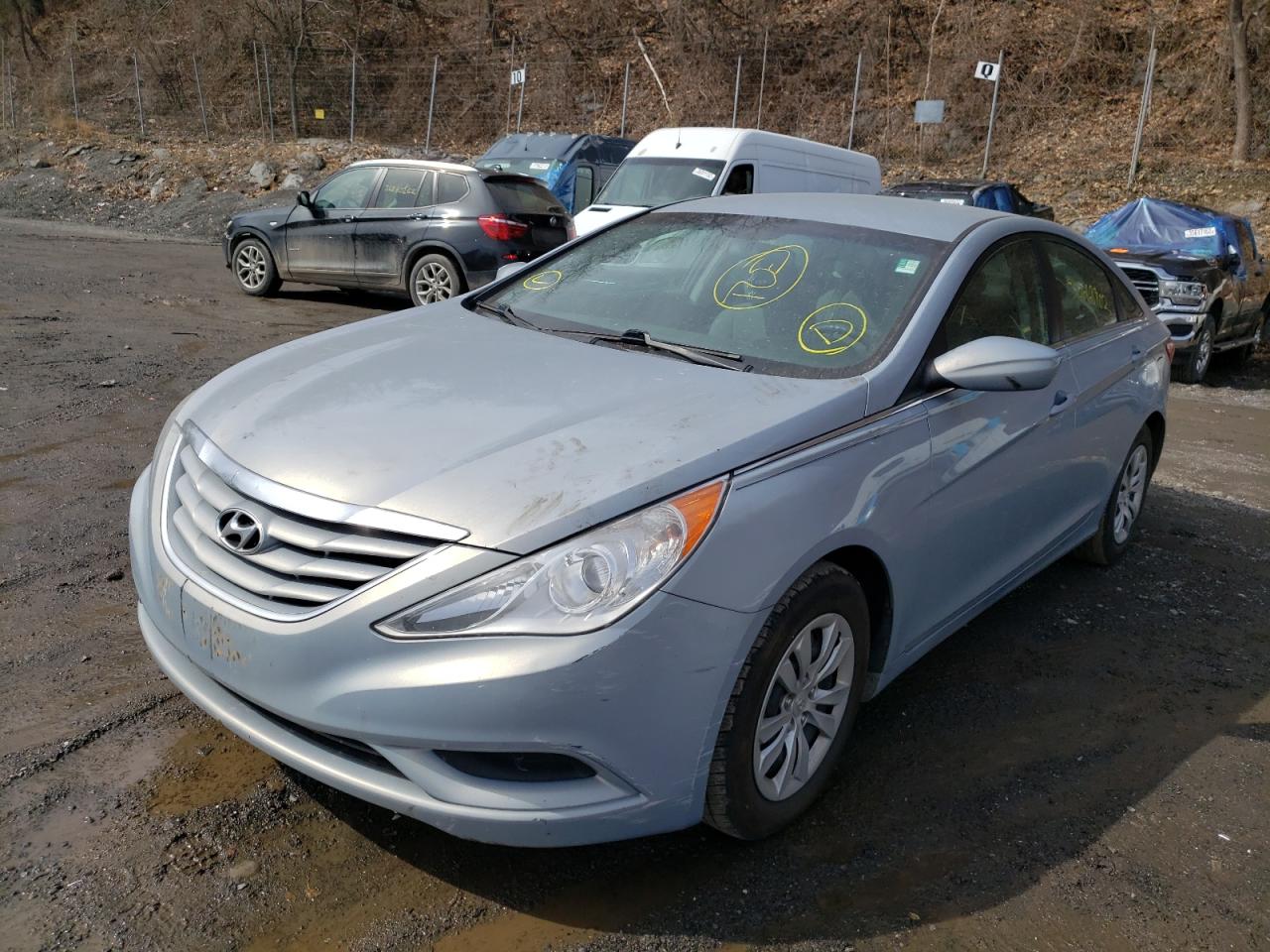 Photo 2 from auction – 2011 HYUNDAI SONATA GLS with VIN 5NPEB4AC1BH188324