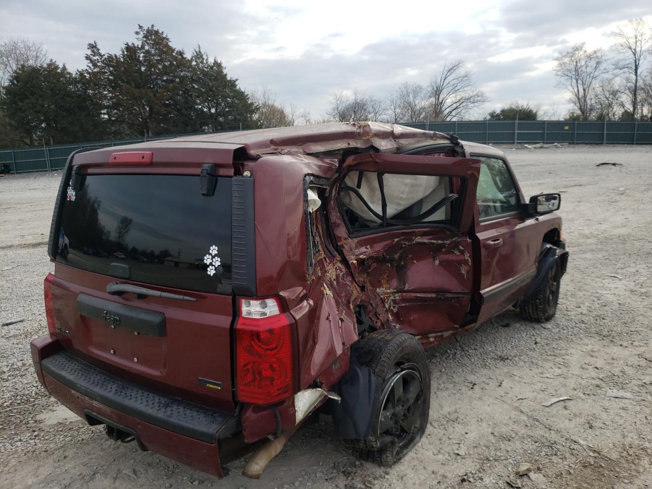 Photo 4 from auction – 2007 JEEP COMMANDER with VIN 1J8HG48PX7C643786