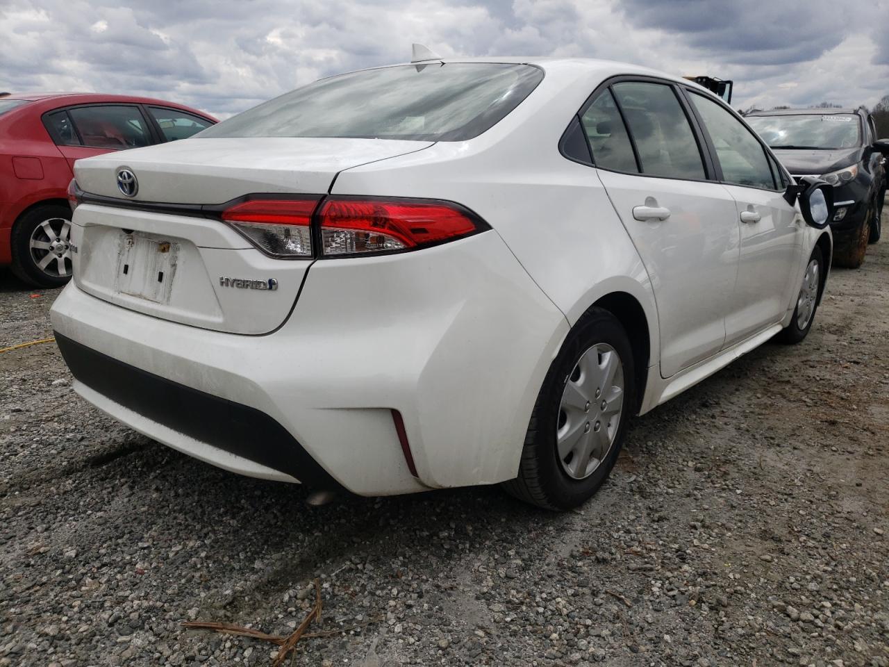 Photo 4 from auction – 2020 TOYOTA COROLLA LE with VIN JTDEBRBE6LJ010351