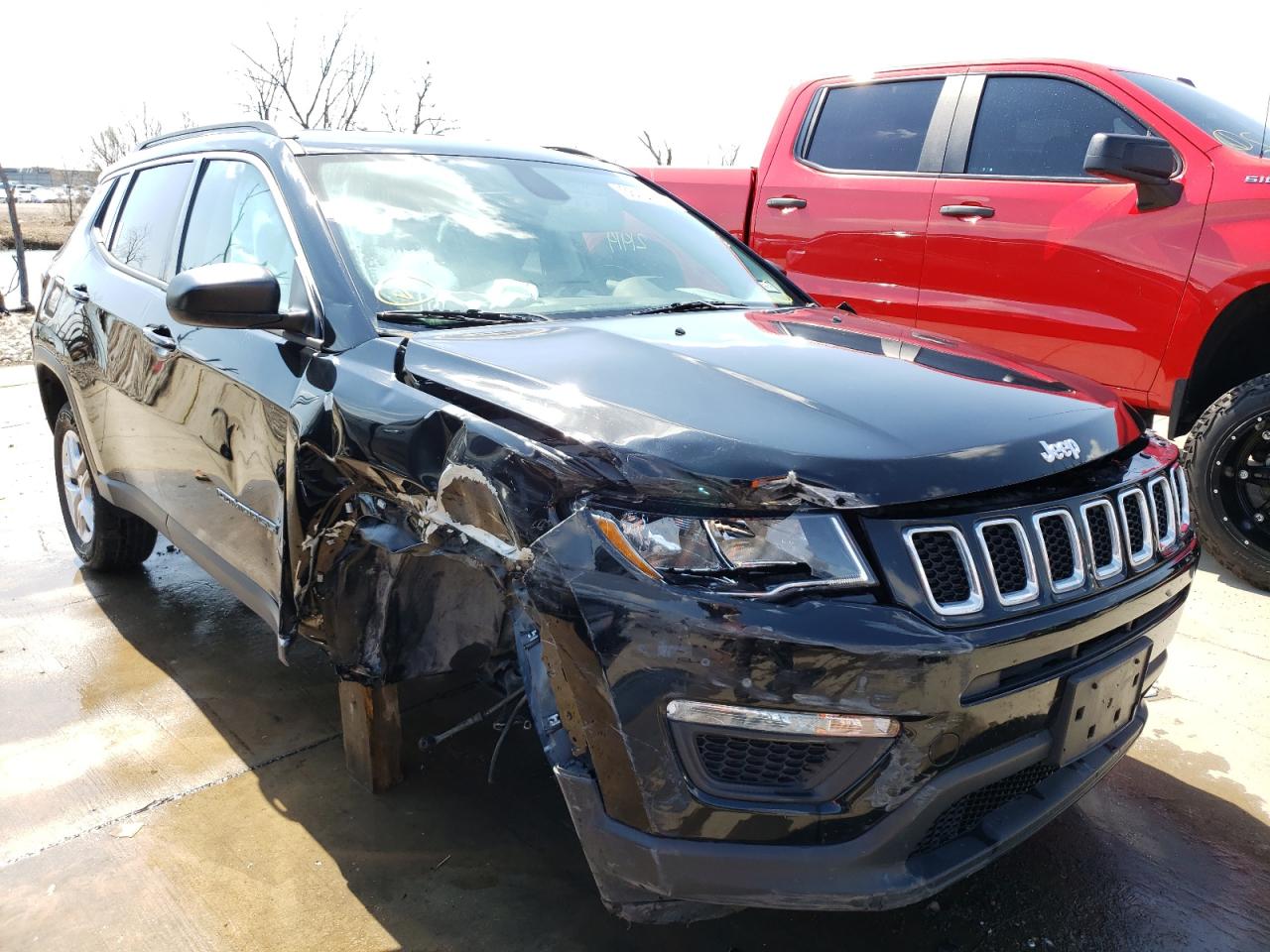JEEP COMPASS SP 2019 with VIN 3C4NJCABXKT614953 - Photo from auction