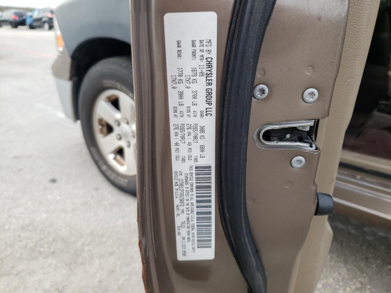 Photo 10 from auction – 2010 DODGE RAM 1500 with VIN 1D7RB1CP7AS156872