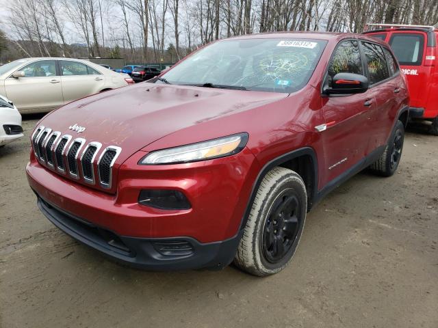 Photo 2 from auction – 2014 JEEP CHEROKEE S with VIN 1C4PJLAB6EW188427