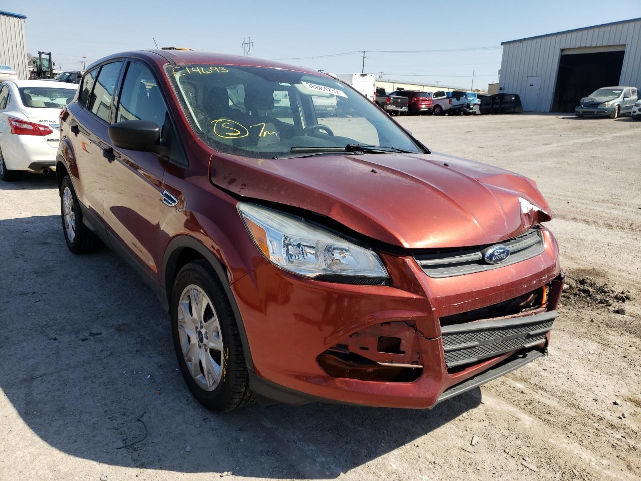 FORD ESCAPE S 2014 with VIN 1FMCU0F78EUE14693 - Photo from auction