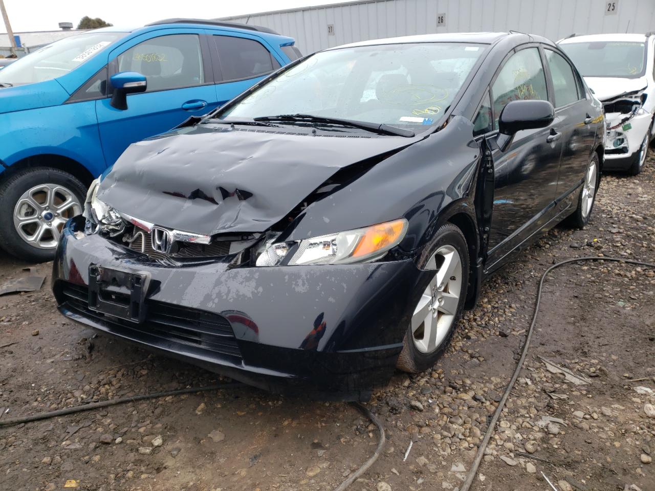 Photo 2 from auction – 2008 HONDA CIVIC EX with VIN 1HGFA16878L028285