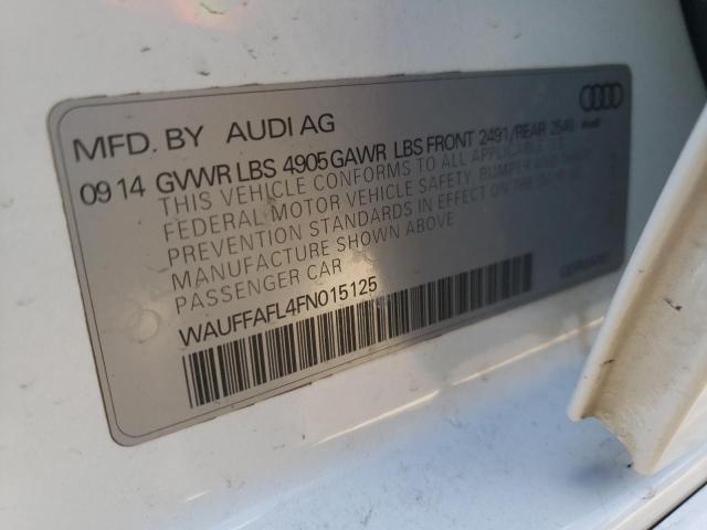 Photo 10 from auction – 2015 AUDI A4 with VIN WAUFFAFL4FN015125